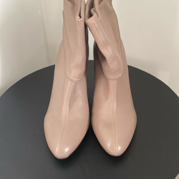 Arturo Chiang beige leather boots- size 10 - Picture 1 of 3